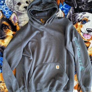 Carhartt navy Men's Hoodie XXL